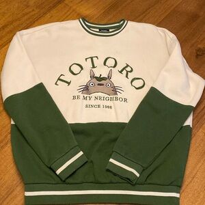 Totoro crew neck sweatshirt XS